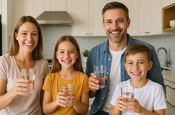 Water-Filtration-Installation-Perth-Family